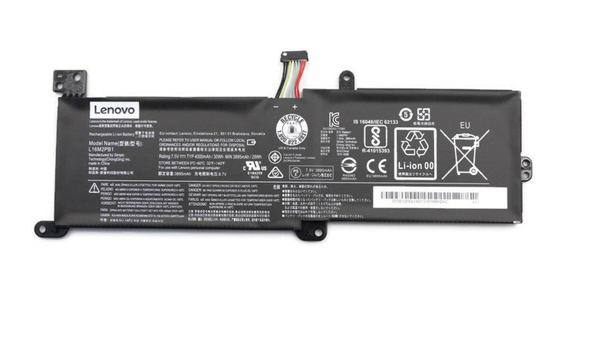 Original L16M2PB1 7.5V 30Wh 2cell Laptop Battery for Lenovo IdeaPad 320-15IKBR V15-IIL-82C5 Legion V320-17IKB(81CN)