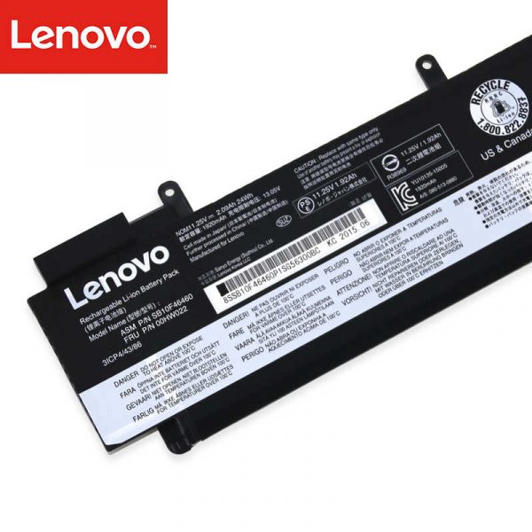 Original Lenovo SB10F46460 00HW022 00HW023 Battery For Thinkpad T460s T470s Series