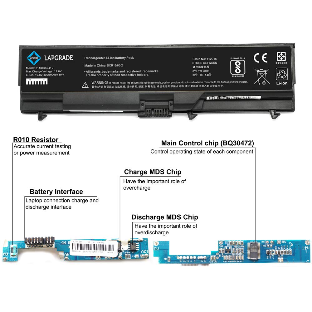 Lapgrade Battery for HP ProBook 4430S 4431S 4435S 4436S 4440S 4441S Series