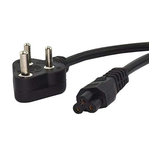 Laptop Power Cable Cord- 3 Pin Adapter Isi Certified(6 Feet/ 1.8 Meter)