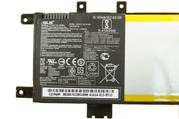 C21N1634 Battery for Asus Vivobook A508 R542UR FL5900L FL8000L X542U A580U X580U X580B V587U