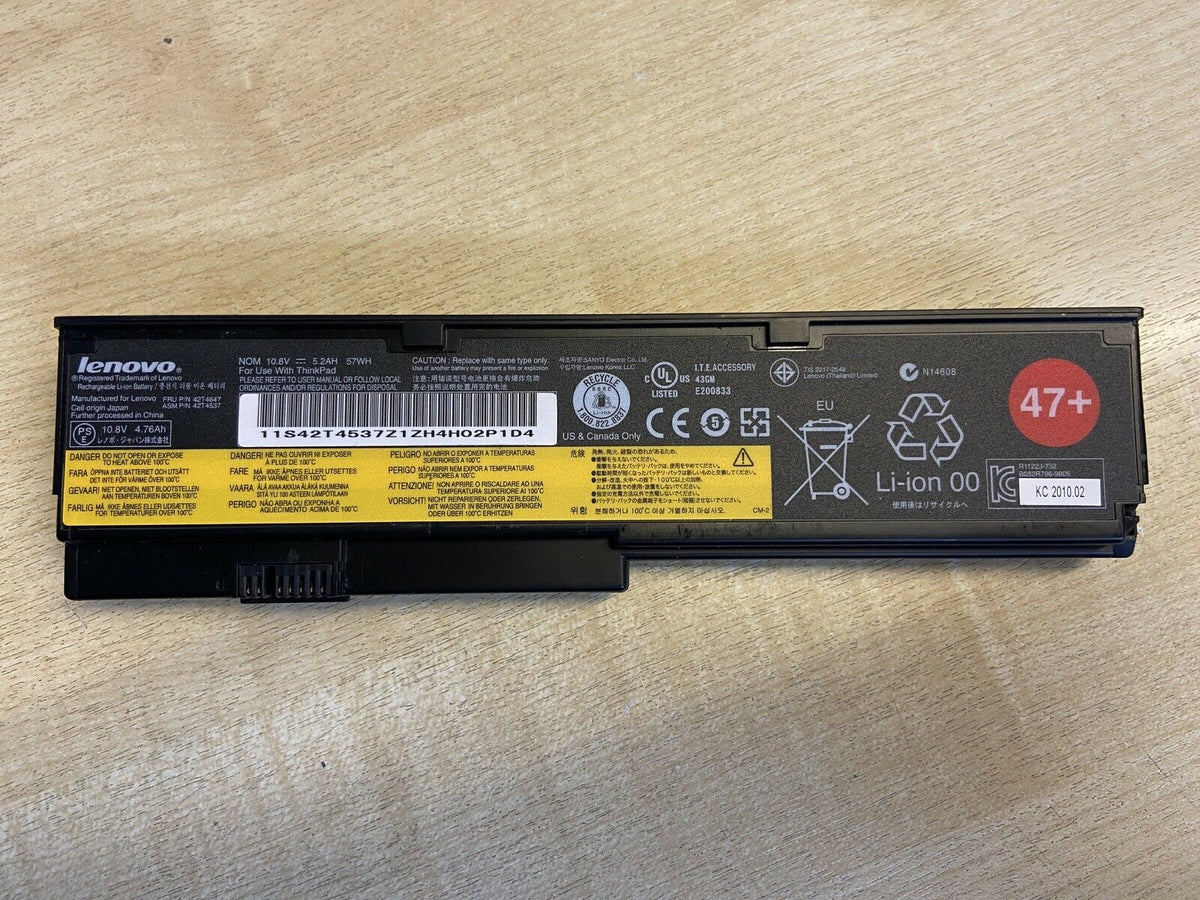 Original Lenovo Thinkpad X200 X200S X201 X201S X201I 42T4539 43R9255 10.8V 42T4647 42T4834 42T4537 42T4648 Laptop Battery