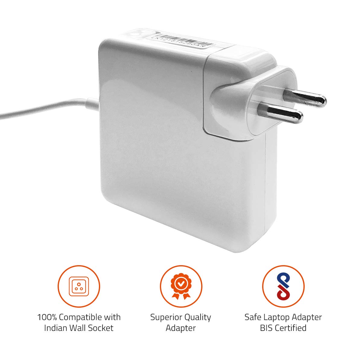 Artis AR-45W-MG2 45 Watts MG2 Laptop Adapter/Charger Compatible with MB Air 13” &amp; MB Air 11” (14.5 V, 3.1 A) Connector: MG2 (T Tip Connector)MPN: Apple 45w Magsafe 2