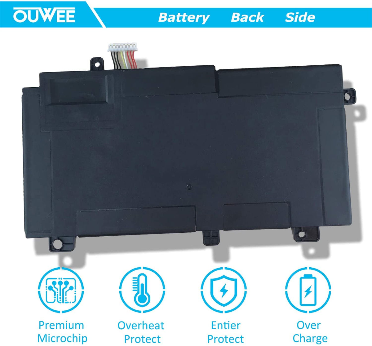 OUWEE B31N1726 Laptop Battery Compatible with Asus FX80 FX86 TUF FX504 FX504GE 48Wh(Shape-A) new