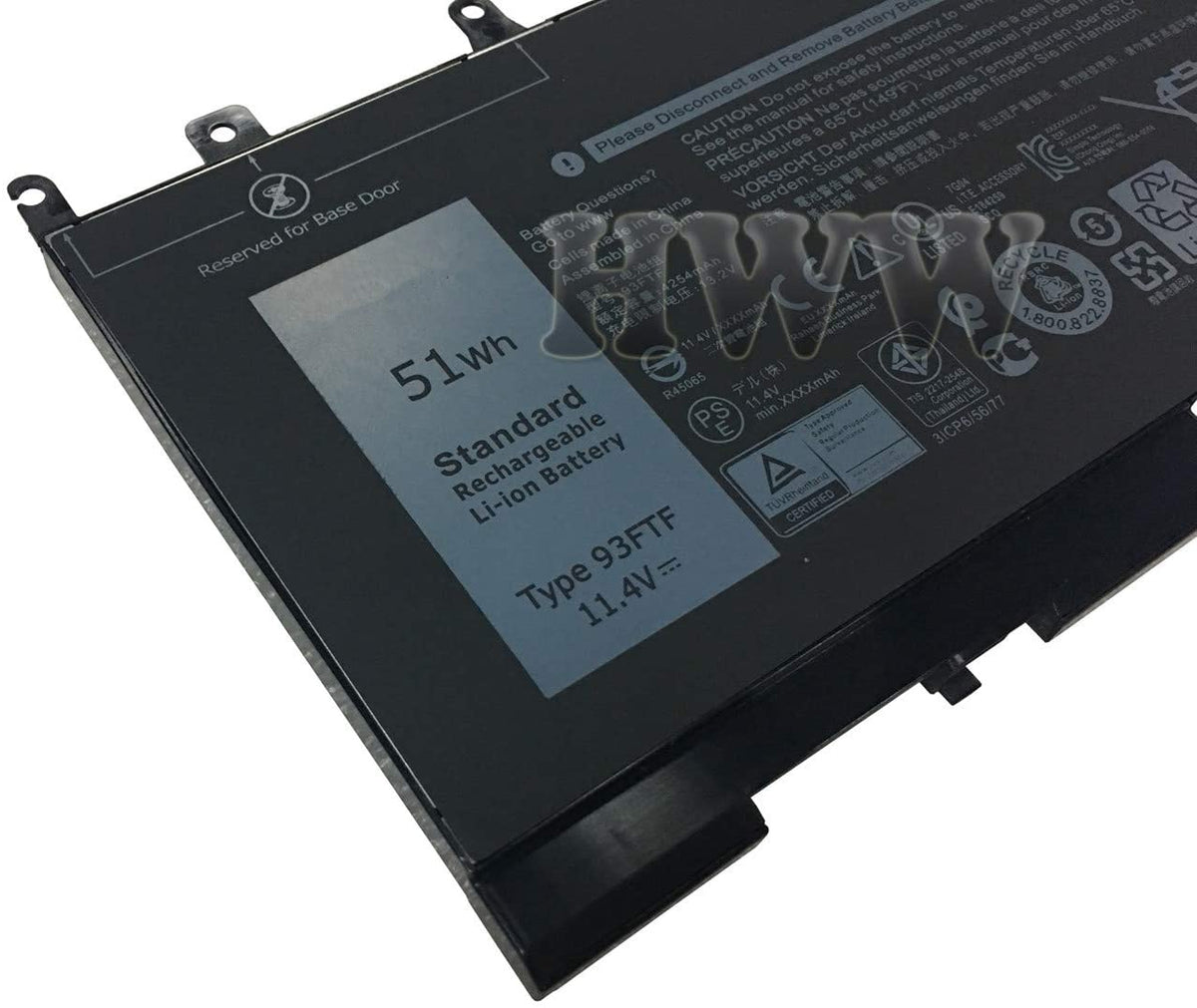 Battery Dell 93FTF 83XPC D4CMT Latitude 5480 5488 - New