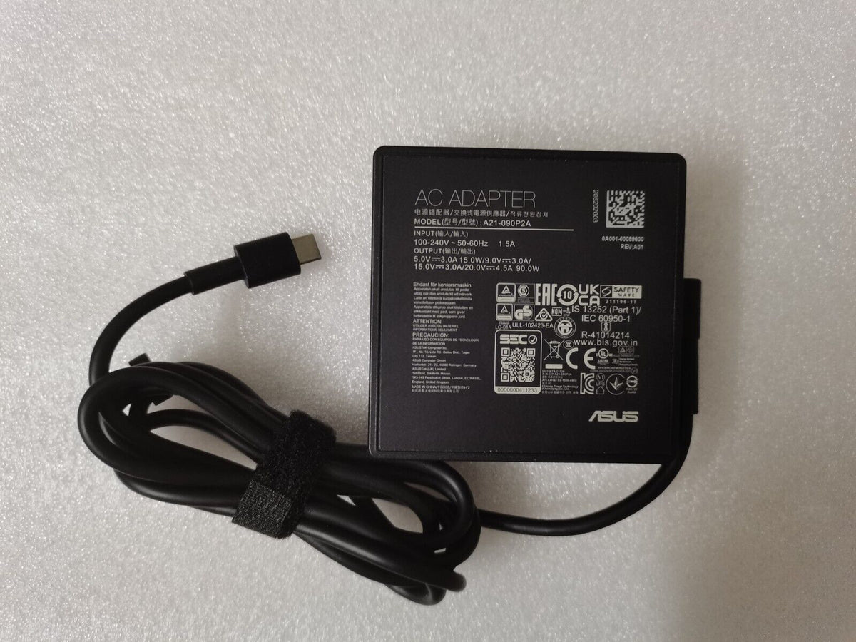 Genuine OEM ASUS 90W USB-C 20V-4.5A TYPE-C ADP-90RE / A21-090P2A