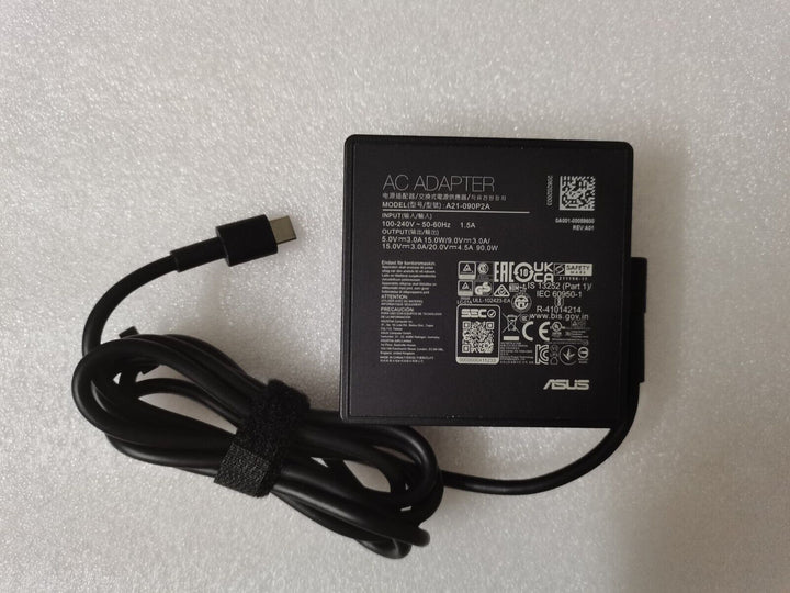 Genuine OEM ASUS 90W USB-C 20V-4.5A TYPE-C ADP-90RE / A21-090P2A