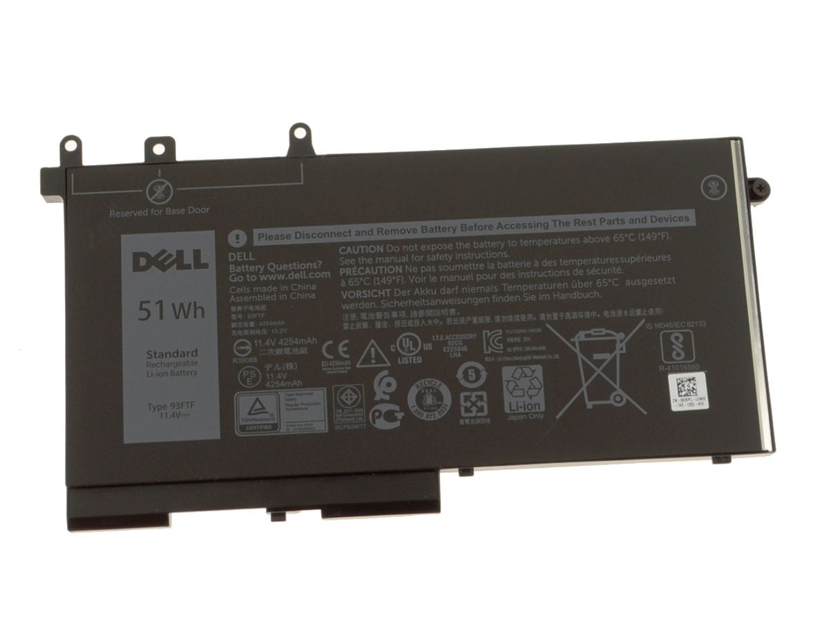 Battery Dell 93FTF 83XPC D4CMT Latitude 5480 5488 - New