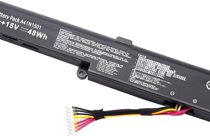 Battery for Asus A41N1501 battery for Asus Rog GL752JW GL752VL GL752VW N552 N552V N552VW N752V N752VW
