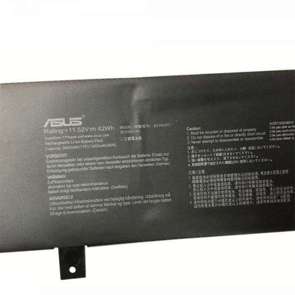 Original Asus B31N1631 Asus Vivo Book 15 X505BA-EJ121T, Vivo Book S505ZA-BR817T Laptop Battery