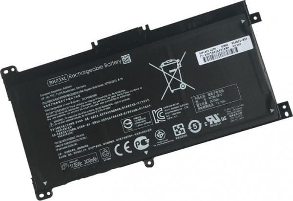 Battery for HP BK03XL (41.7Wh, 3 cells) Pavilion X360 14-BA series, X360 14m-BA