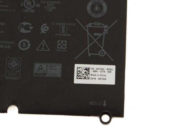 DXGH8 Dell OEM - XPS 13 (9370 9380) Latitude 3301 4-Cell 52Wh Battery