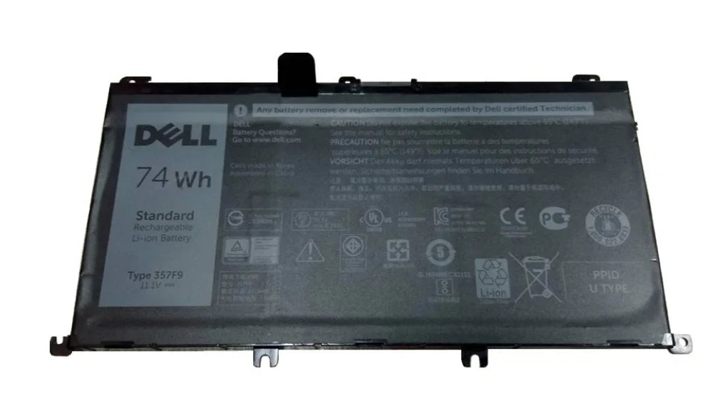 Original Dell Inspiron 15 7559 7000 INS15PD-1548B INS15PD-1748B INS15PD-1848B 357F9 11.4V 74Wh Laptop Battery