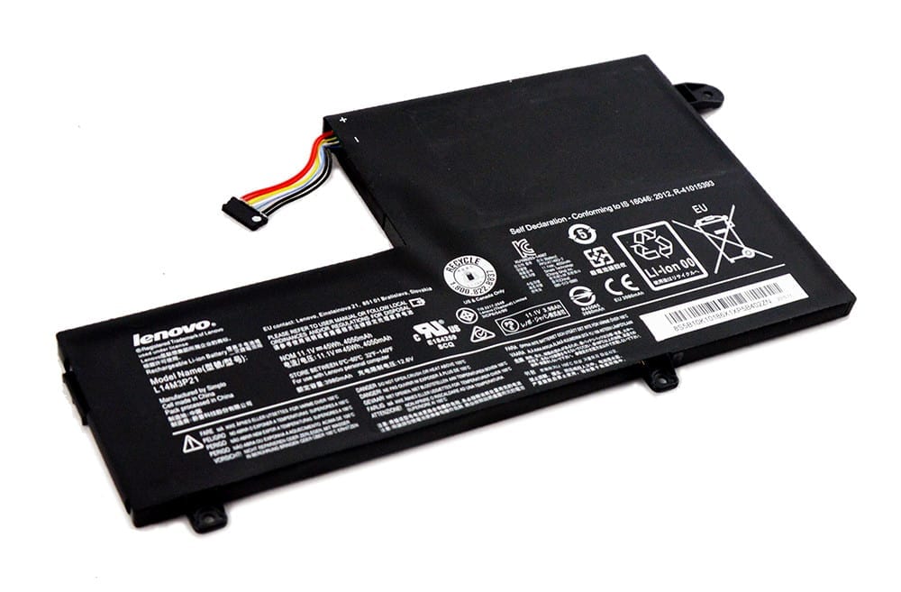 7XINbox 11.1V 45Wh Original Laptop Battery L14M3P21 L14L3P21 For Lenovo FLEX 3 1470 3-1480 2-1580 5B10G78611 L14M3P21 L14L3P21