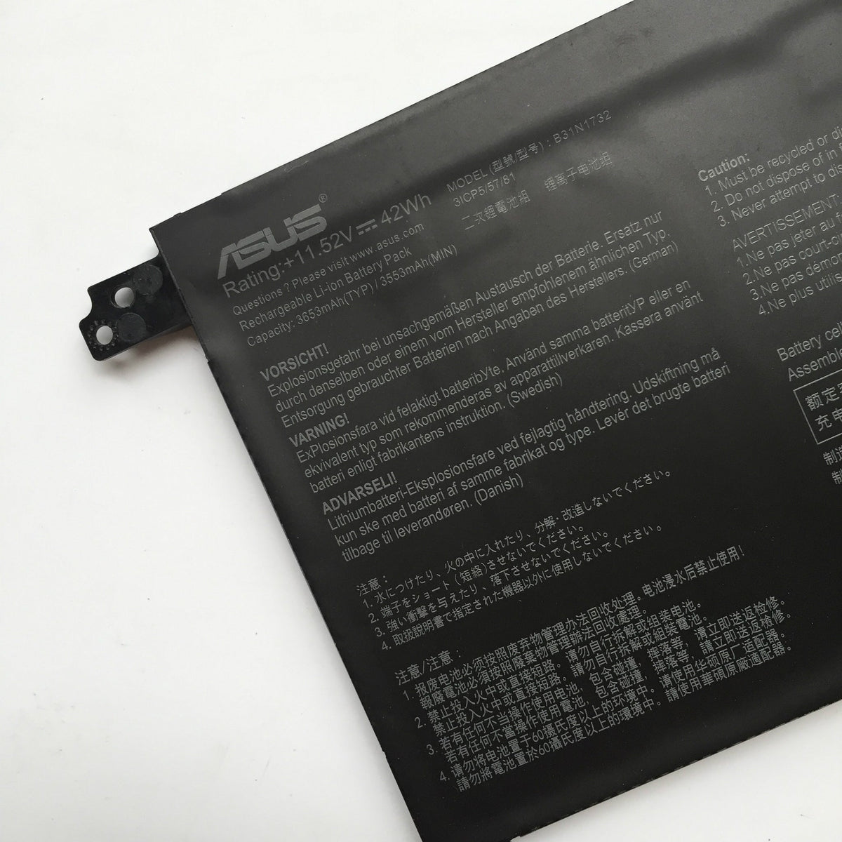 Original ASUS B31N1732 Laptop Battery For ASUS S430FA K430FA X571GD, F571GT-AL347T, VivoBook X571