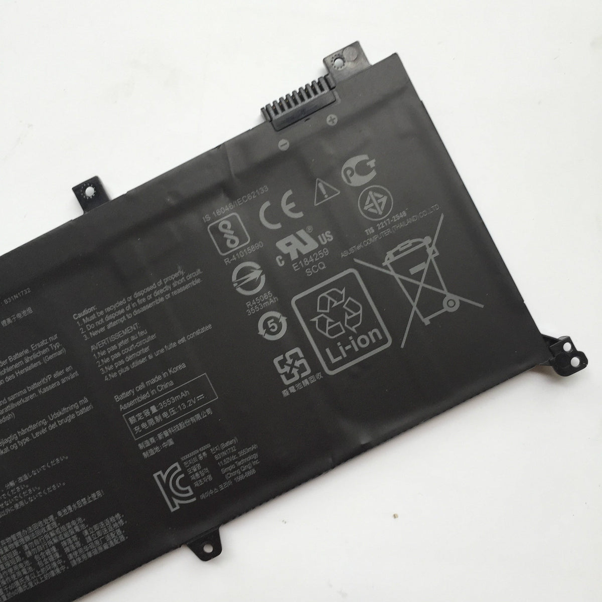 Original ASUS B31N1732 Laptop Battery For ASUS S430FA K430FA X571GD, F571GT-AL347T, VivoBook X571