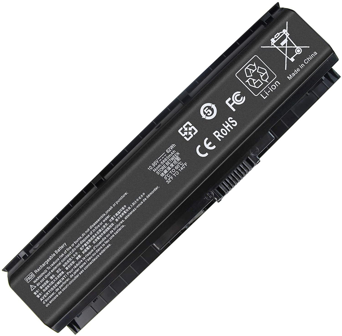 10.95V 62wh PA06 HSTNN-DB7K Laptop Battery compatible with HP Omen 17 17-w 17-ab200 17t-ab00 Series 849571-221 849571-251