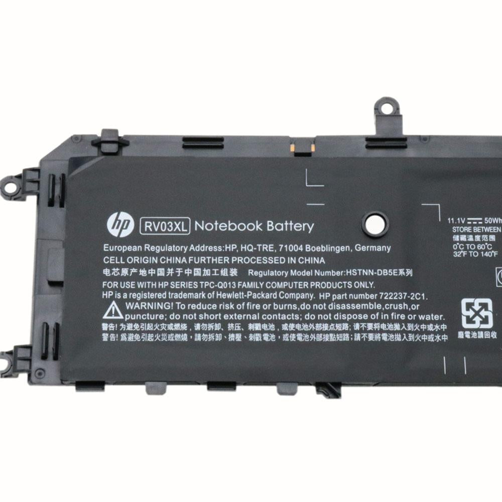 11.1V 50Wh HP original RV03XL Laptop Battery Compatible with HP Envy Rove AIO 20-K014US 722237-2C1 722298-001 HSTNN-DB5E TPC-Q013 RV03050XL