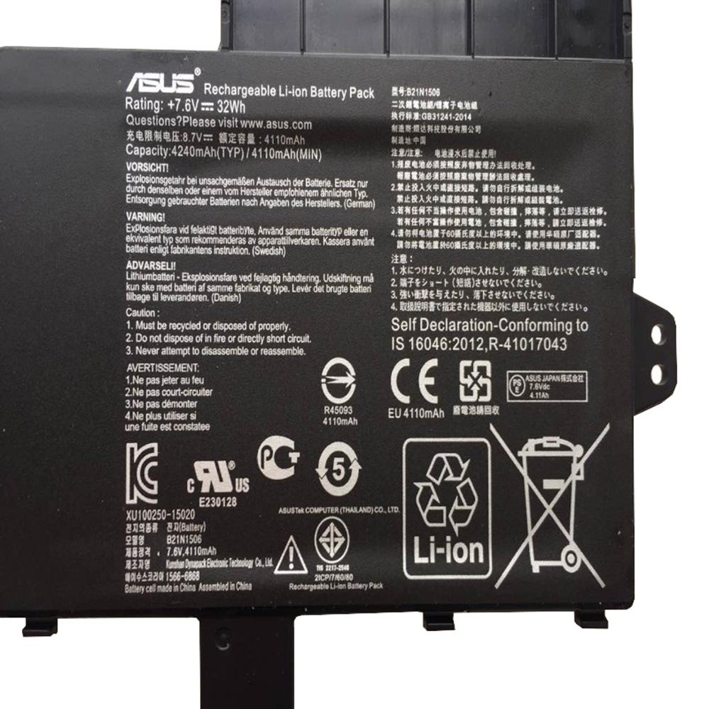 Original B21N1506 Battery for ASUS EeeBook VivoBook E502N E502NA Series E502S E502SA Series
