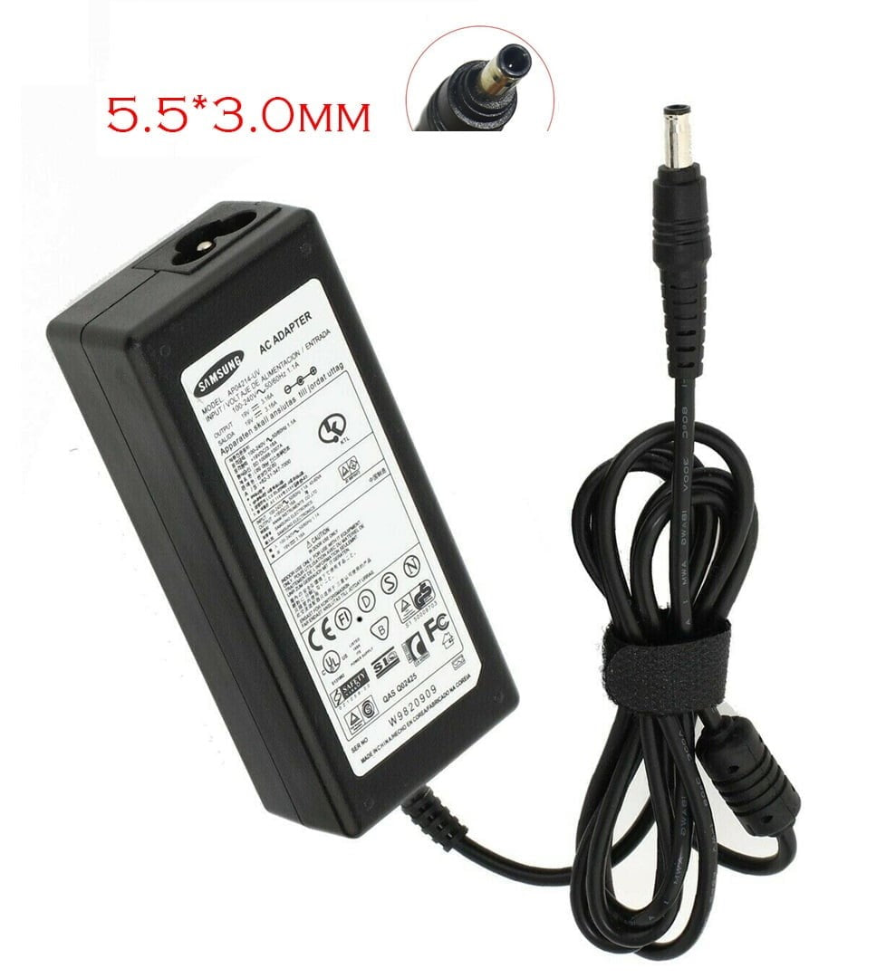 Samsung 65w laptop charger 19v 3.16a charger, power adapter