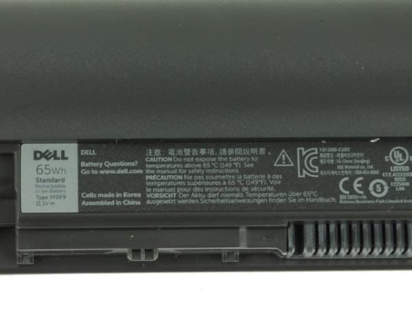 Dell Latitude 3340 3350 JR6XC YFDF9 YFOF9 battery [ 11.1V/6-Cell ]