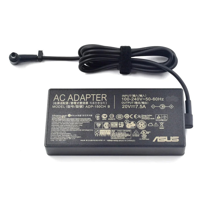 Asus 150W 20V 7.5A Laptop Charger Power Adapter(Connector size : 6.0*3.7mm)- Power Cable Included