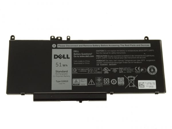 Dell Original Latitude E5250 E5450 E5550 E5570 4-cell 51Wh - Laptop Battery G5M10 7.4V 51WH (Copy)