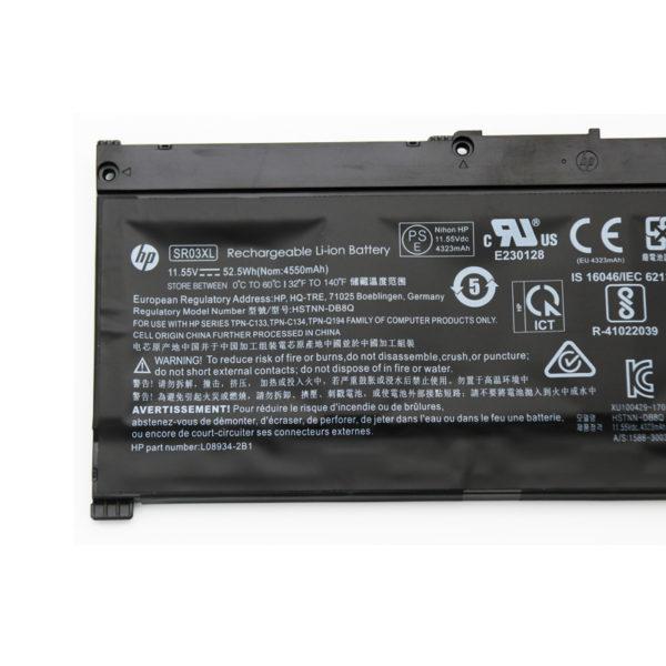 SR03XL Battery for Hp Pavilion 15-cx0000 HSTNN-DB8Q L08934-2B1 SR03052XL HSTNN-DB8Q