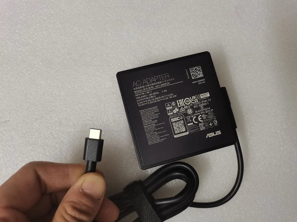 Genuine OEM ASUS 90W USB-C 20V-4.5A TYPE-C ADP-90RE / A21-090P2A