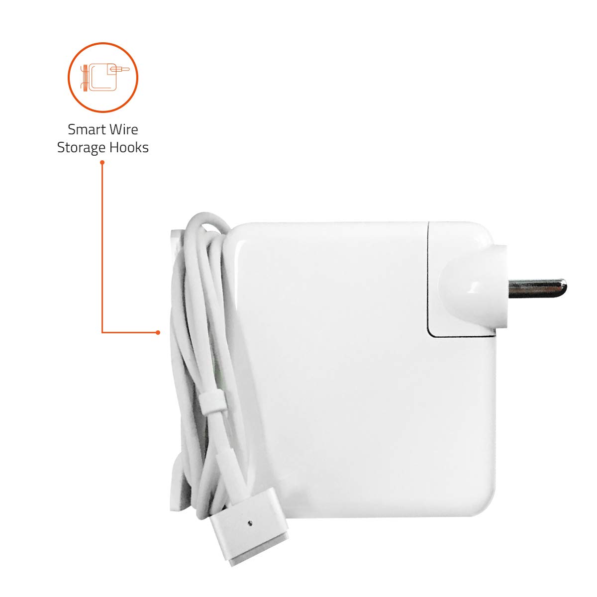 Artis AR-45W-MG2 45 Watts MG2 Laptop Adapter/Charger Compatible with MB Air 13” & MB Air 11” (14.5 V, 3.1 A) Connector: MG2 (T Tip Connector)MPN: Apple 45w Magsafe 2 - Image 5