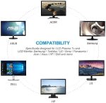 WMart New 1.5M Power Cable, Plug IEC Computer Mains Power Cable Cord for Desktop 3 pin Power Cable for PC, Power Cable for Monitor SMPS and Printer, Power Supply, TV - Image 3