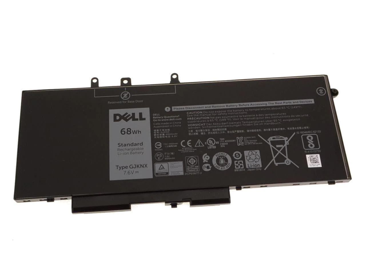 Dell GJKNX 5480 5580 5490 5590 5491 5591 5495 5488 Precision 3520 7.6V 68W Battery - Image 4