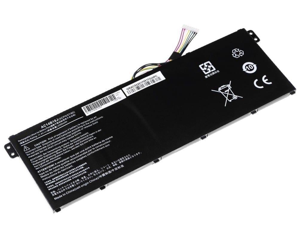 AC14B18K.jpg Acer AC14B18K battery for Acer Predator Helios 300, Aspire E3-721 E5-721 E5-731 E5-771 E5-771G ES1-511 ES1-512 ES1-520 ES1-521 ES1-711 Aspire R13 R7-371T V3-111 V3-112 V3-371 - Image 1