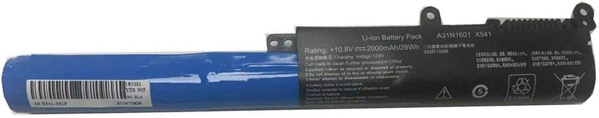 ASUS-x541ua-battery-scaled-1.jpg A31N1601 A31LP4Q Battery for ASUS R541 R541U R541UA R541UJ R541UV 0B110-00440000,X541 X541U - Image 1