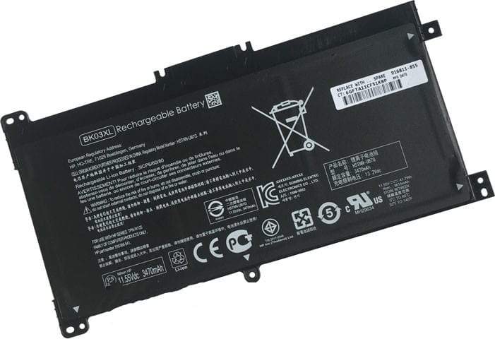 11.55V 41.7Wh HP original BK03XL Laptop Battery for HP HSTNN-UB7G TPN-W125 916366-541 916811-855 BK03041XL-PR Laptop Tablet