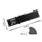 11.4v 84WH New - Laptop Battery for Dell XPS 15-9550-D1828T 1P6KD T453X 4GVGH Precision 5510 XPS15 9550 XPS 15 - Image 2