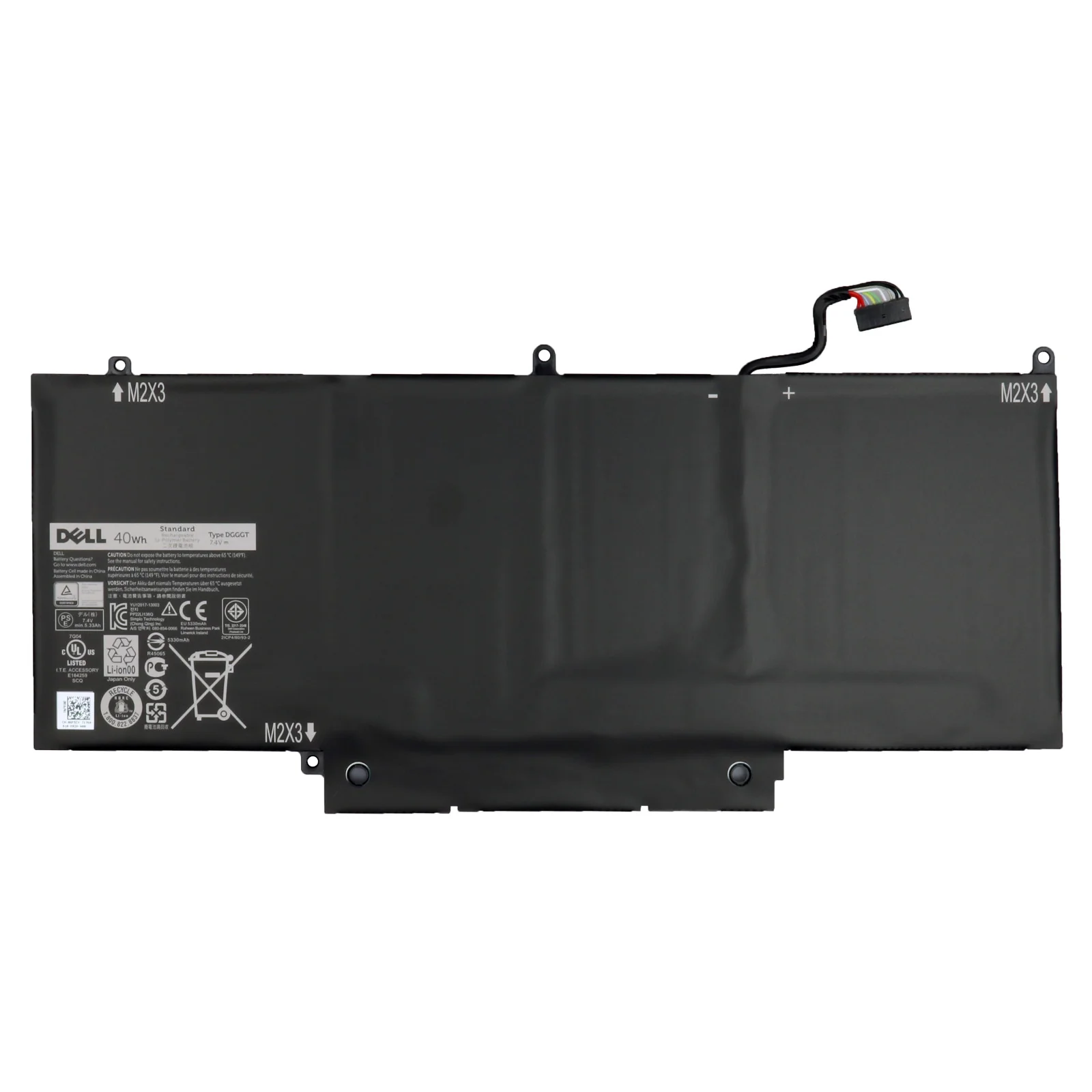 DGGGT GF5CV Laptop Battery compatible with DELL XPS 11 XPS11D XPS11R XPS11D-1308T XPS11D-1508T XPS11R-1508T