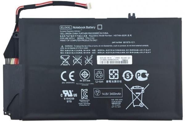 52wh 14.8V Battery EL04XL TPN-C102 HTSNN-UB3R IB3R for HP ENVY 4 681879-1C1 681949-001 EL04XL HSTNN-IB3R TPN-C102 4-1001 - Image 3