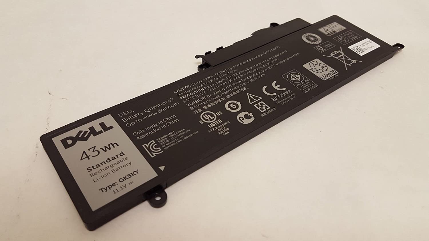 New Battery for Dell Inspiron 11 3000 (3147) (3148) 13 7000 (7347) (7348) (7359) GK5KY 04K8YH 92NCT 4K8YH 11.1V 43WH