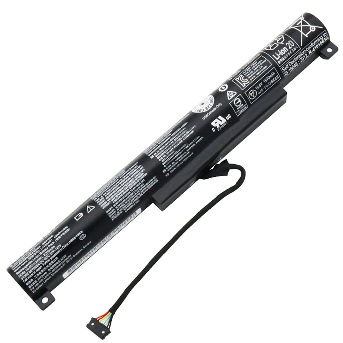 L14C3A01.jpg Lenovo L14S3A01 Battery for IdeaPad 100-15IBY Series L14C3A01 (IDEAPAD 100-15) L14C3A01 L14S3A01 10.8V 2000 mAh 24wh - Image 1