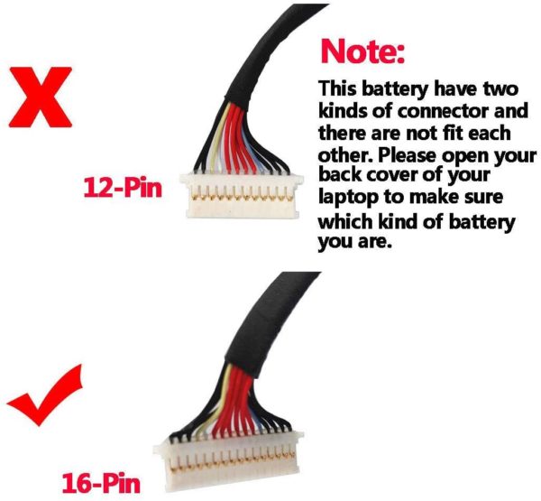 14.4V 86Wh 5675mAh HP original FM08 Laptop Battery compatible with HP Omen 17-an014ng HSTNN-LB8B 922753-421 922977-855 Series 16 Cables - Image 4
