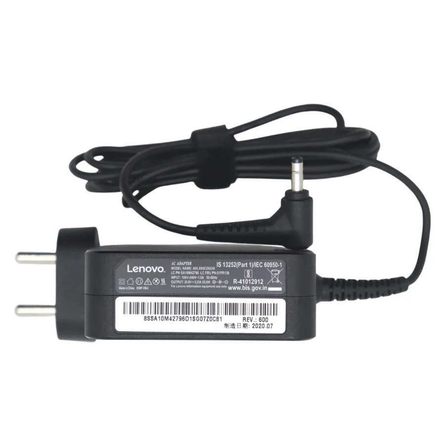 Lenovo GX20L29764 65W Laptop Adapter/Charger with Power Cord for Select Models of Lenovo (Round pin) - Image 4