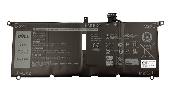 New-Dell-OEM-Original-XPS-13-9370-9380-Latitude-3301-4-Cell-52Wh-Battery-DXGH8.jpg DXGH8 Dell OEM - XPS 13 (9370 9380) Latitude 3301 4-Cell 52Wh Battery - Image 1