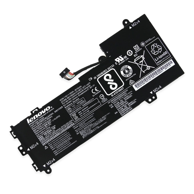 7.6V 35Wh 4610mAh L14L2P22 L14M2P24 L14S2P22 Laptop Battery compatible with Lenovo E31-70 E31-70 E31-80 IdeaPad 510S IdeaPad 510S-13IKB PC