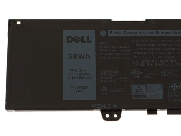 New F62G0 for Dell Inspiron 13 5370 7370 7373 Vostro 5370 RPJC3 CHA01 F62GO Notebook - Laptop Battery 11.4V 38WH - Image 3
