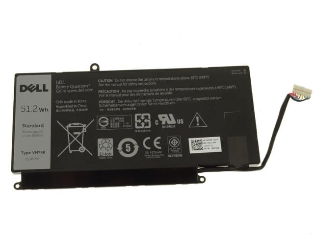 VH748a1.jpg Dell Vostro 5460 / 5470 / 5480 / 5560 / 4-cell 51.2Wh - Laptop Battery – VH748 w/ 6 month Warranty - Image 1