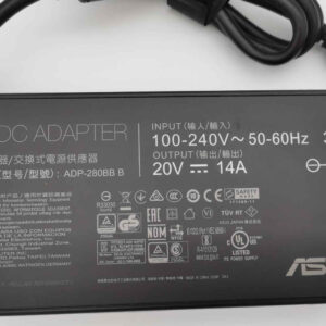 ASUS Original 280W 20V 14A 0A001-00610500, ADP-280BB B Laptop Charger for ASUS G703GI-E5032T