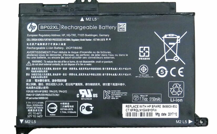 HP Pavilion 15-AU001NE - 2 Cell BP02XL HP original Laptop Notebook Battery - Image 3