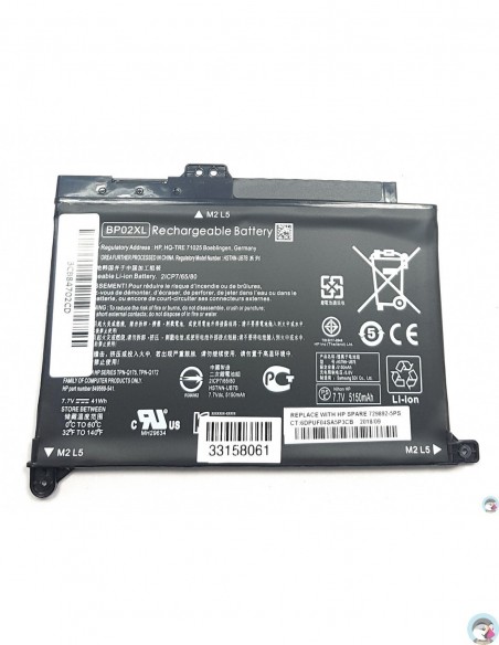 HP Pavilion 15-AU029NL - 2 Cell BP02XL HP original Laptop Notebook Battery - Image 4