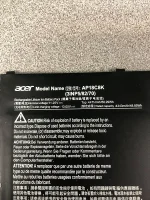 Original Acer AP18C8K Chromebook Spin CP713-2W 5 slim A515-54 Battery - Image 3